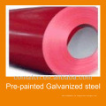PPGI / Steckverfahren aus verzinkten Stahl mit roter Farbe, am besten verkaufen